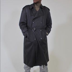 Christian Dior WaterProof Vintage Black Trench